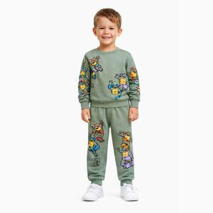 Nickelodeon Teenage Mutant Ninja Turtles Toddler Sweatshirt Jogger Set Size 4 #2